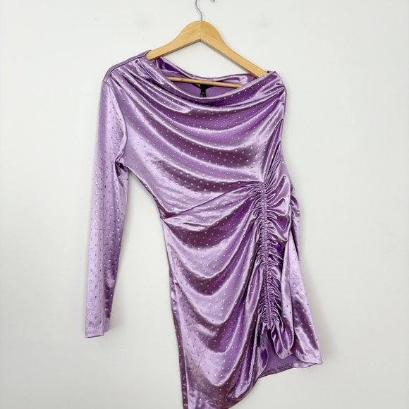 Maje raparme embellished one shoulder dress - Picture 6 of 8